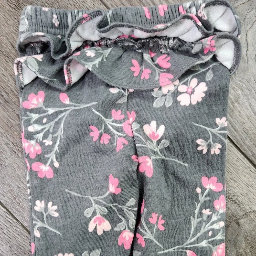Newborn baby girl clothing lot 9 pieces bodysuits &‎ leggings NB